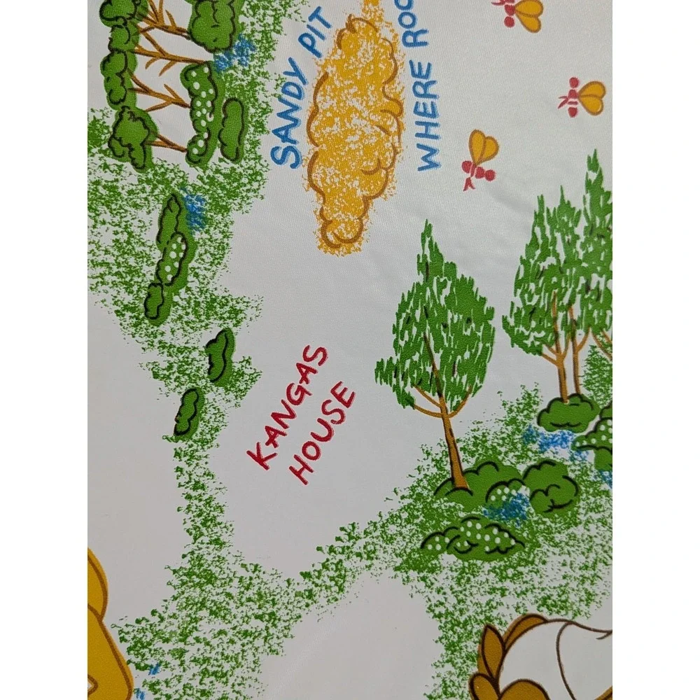 VNTG 1985!🚨Classic Winnie The Pooh Wipeable Activity Play Floor Mat Sensory 38
